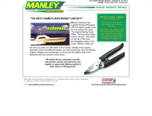 Tablet Screenshot of manleyindustries.com